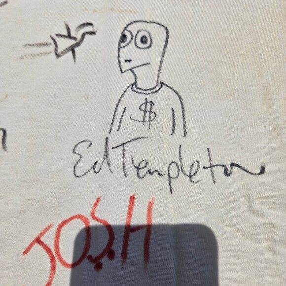 SIGNED Vtg Toy Machine shirt M. y2k skate HUF WASTELL DAEWON tumyeto crailtap - Picture 7 of 8